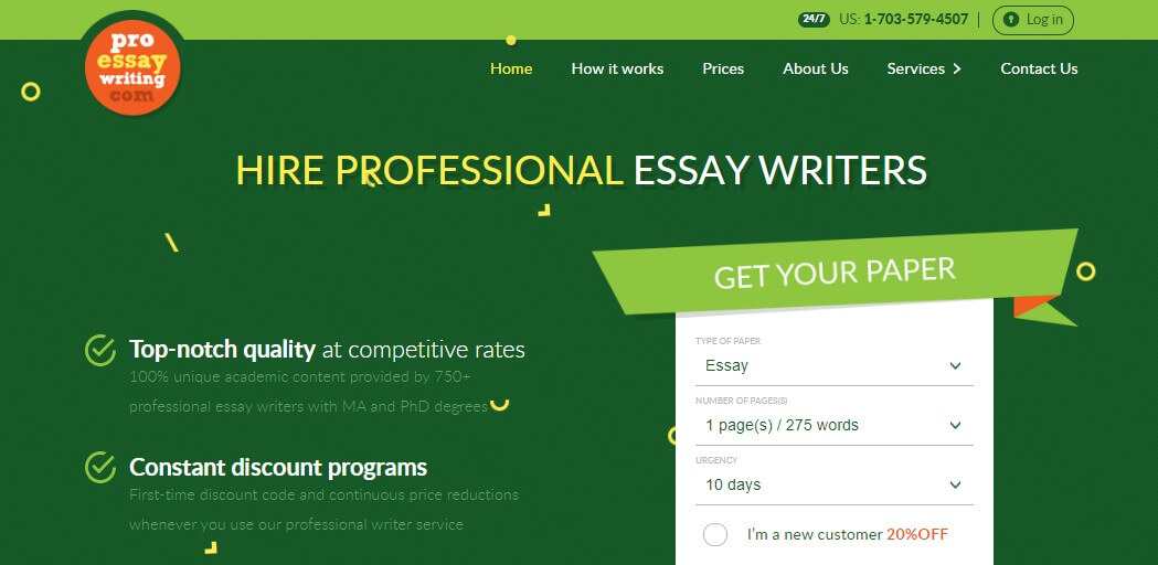 ProEssayWriting review