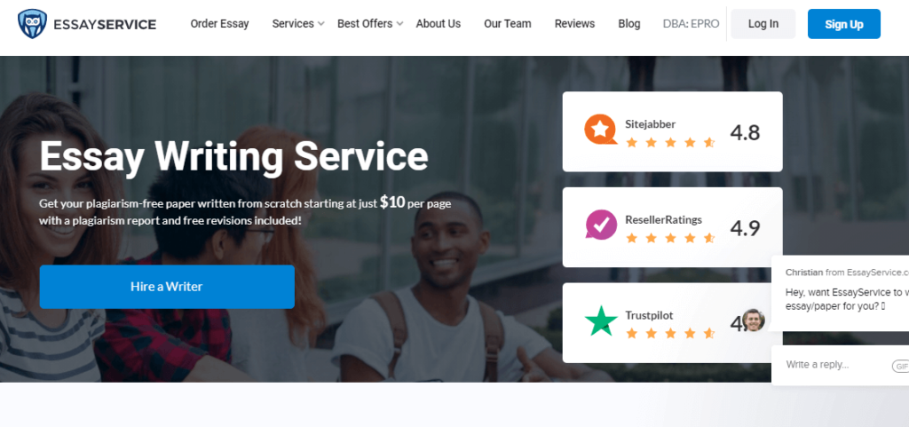 EssayService review